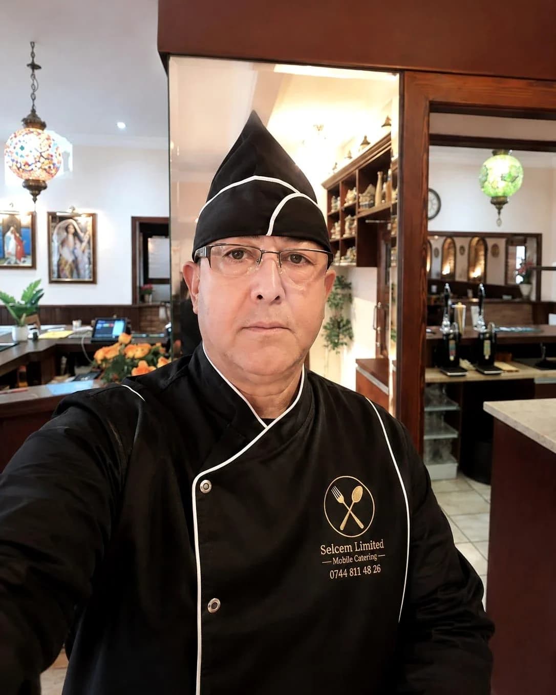 Chef Ahmet in SELCEM branded chef whites